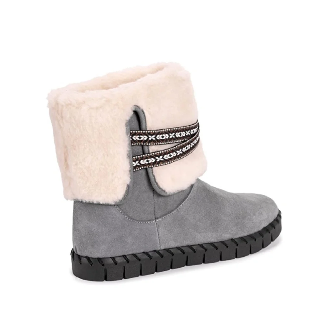 .MUK LUKS Women's Water Repellent Suede Flexi Montauk Boots Sz 9 NIB - Picture 7 of 10